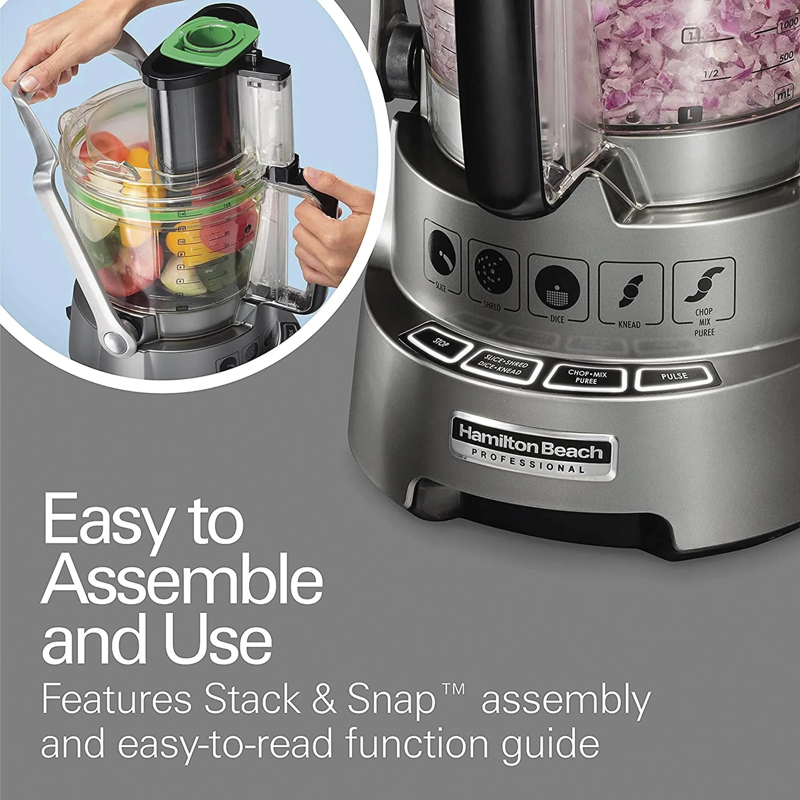 Hamilton Beach Professional 14-Cup Dicing Food Processor - Image 8