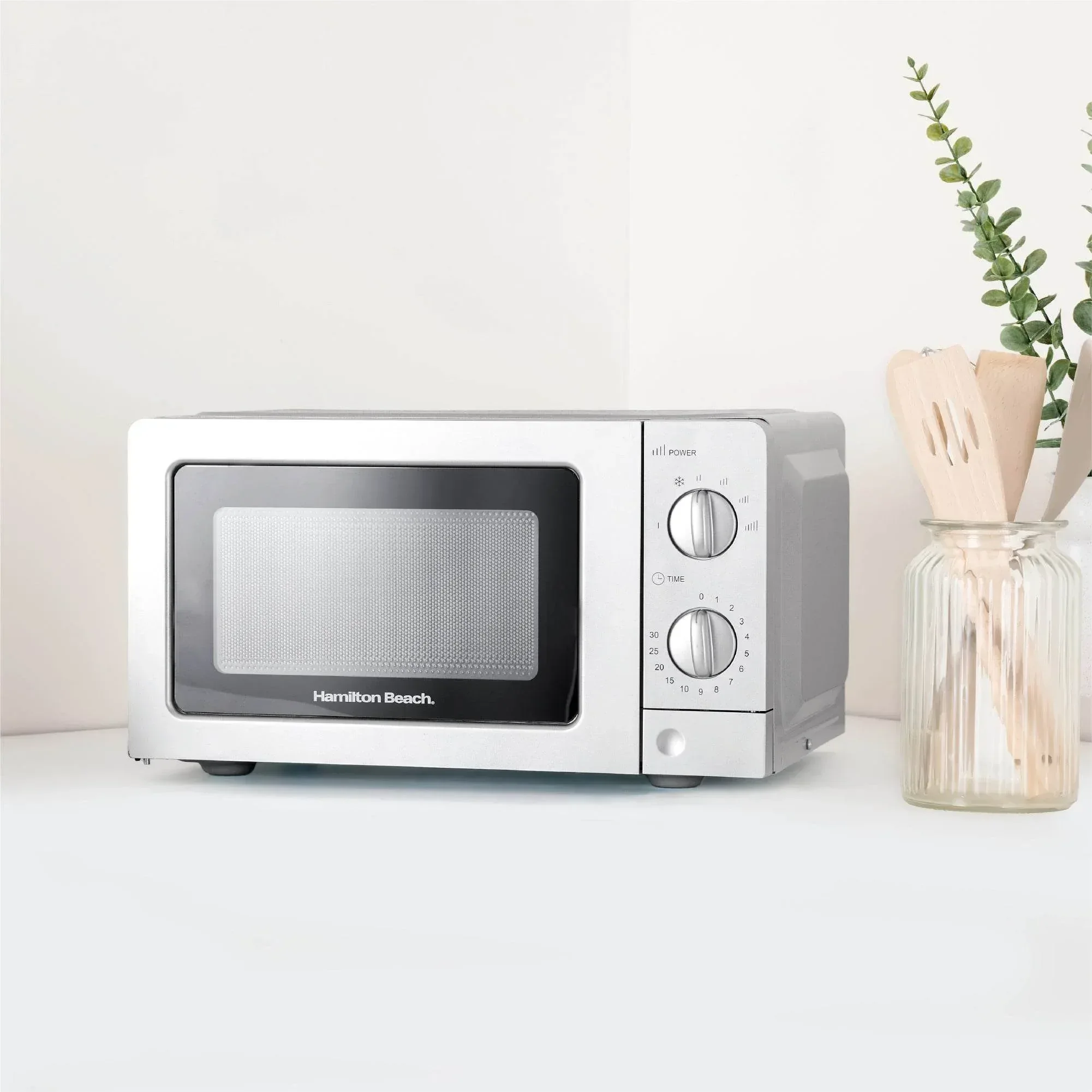 Hamilton Beach 20L Standard Microwave - Silver - Image 4