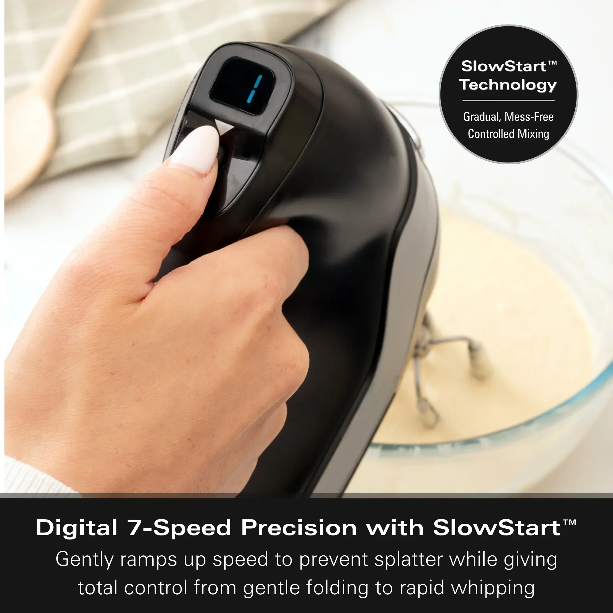 Hamilton Beach Professional 7-Speed Digital Electric Hand Mixer - Image 5