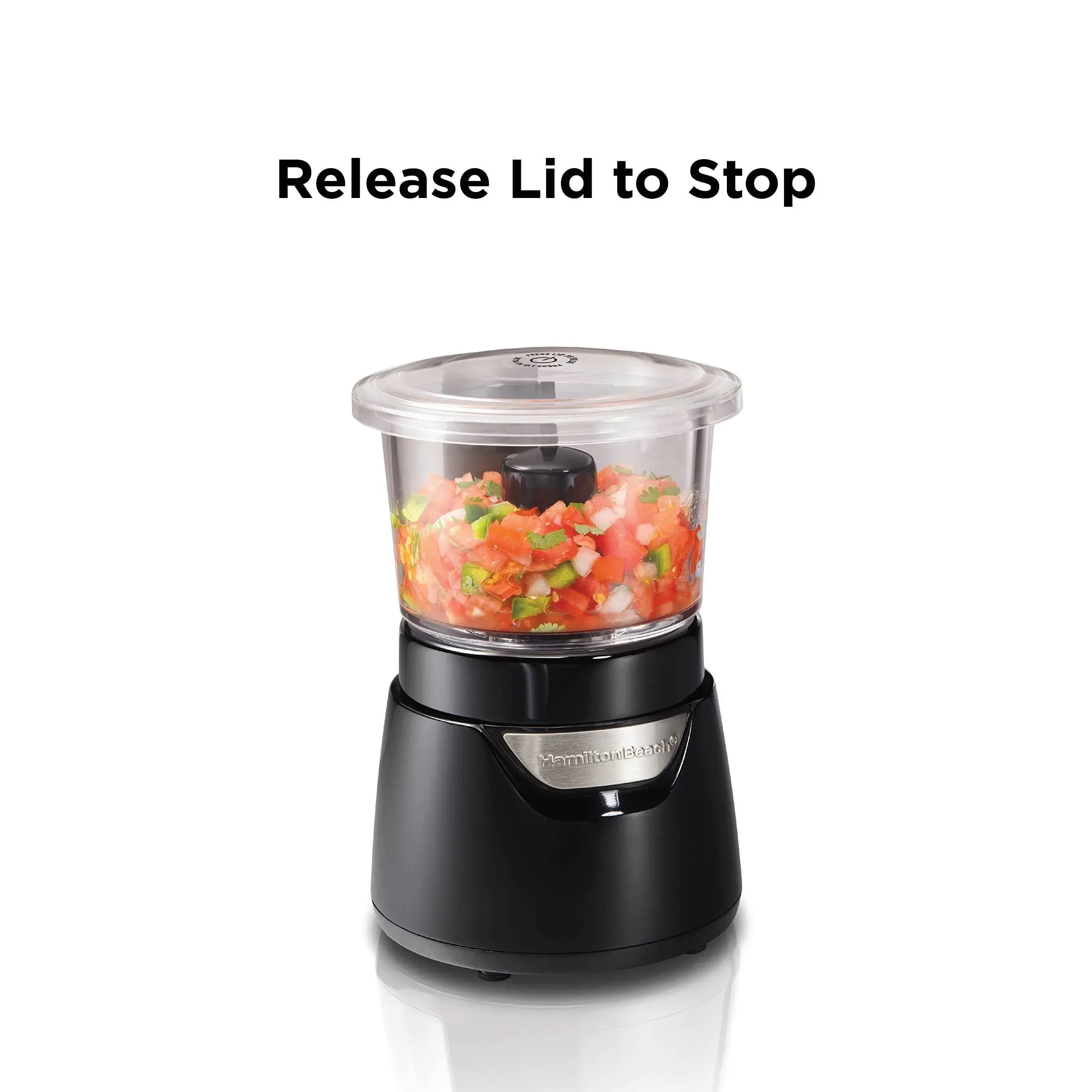 Hamilton Beach 700ml Stack & Press Glass Bowl Chopper - Image 5