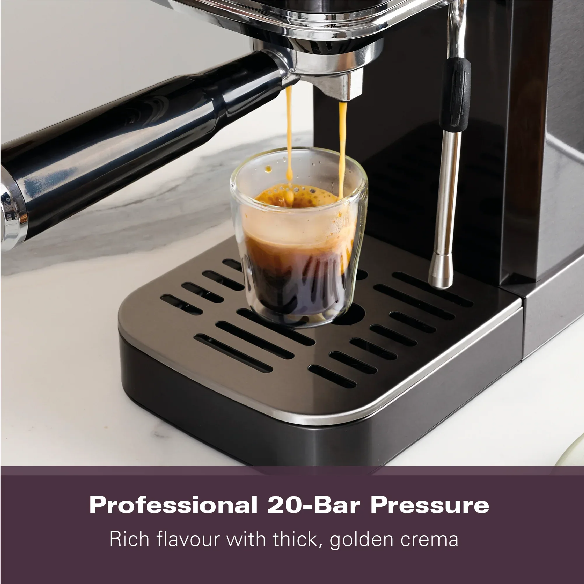 Hamilton Beach BaristaPro Touch 5-in-1  Espresso Machine Black - Image 8