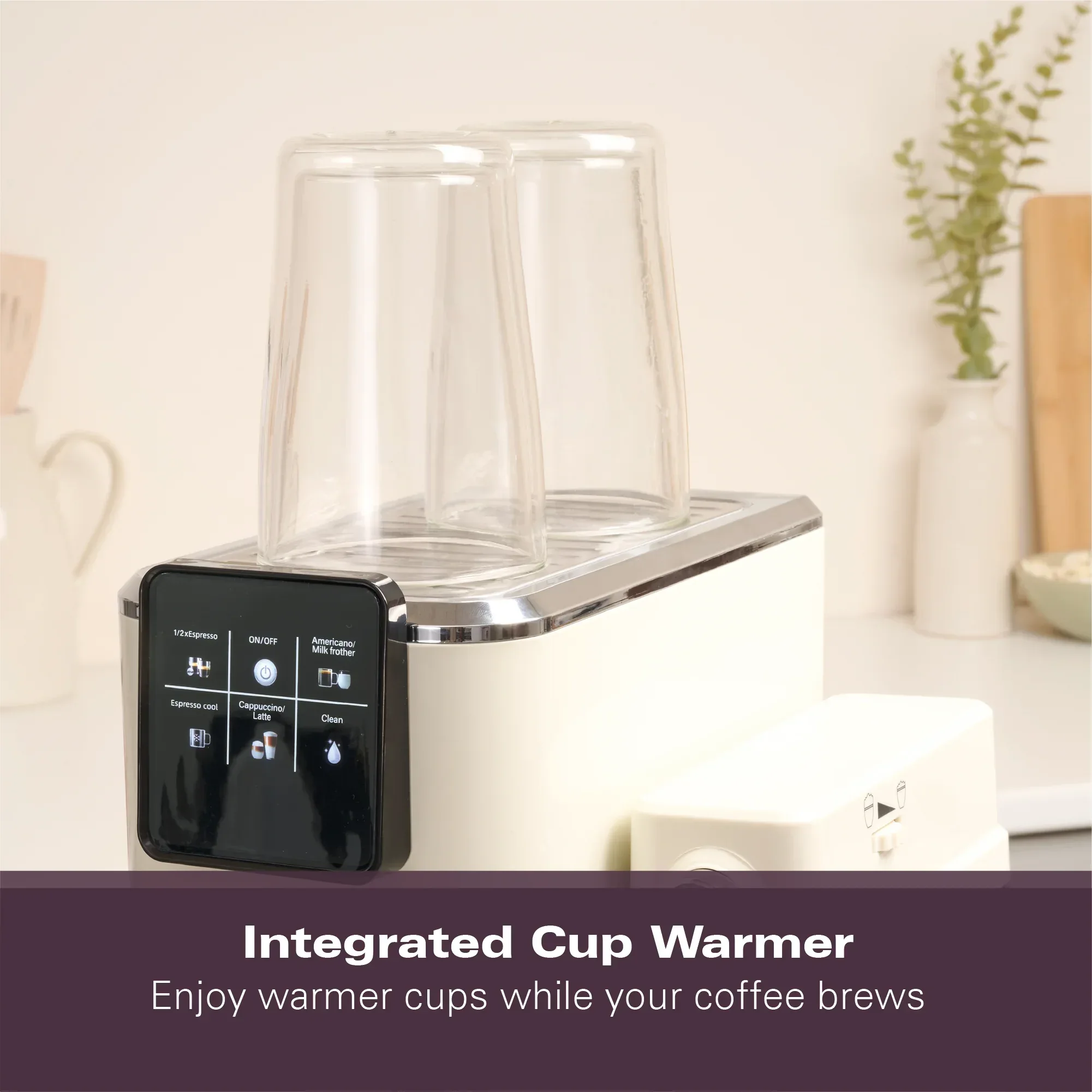 Hamilton Beach BaristaPro+ Touch 8-in-1 Espresso Machine Cream - Image 13