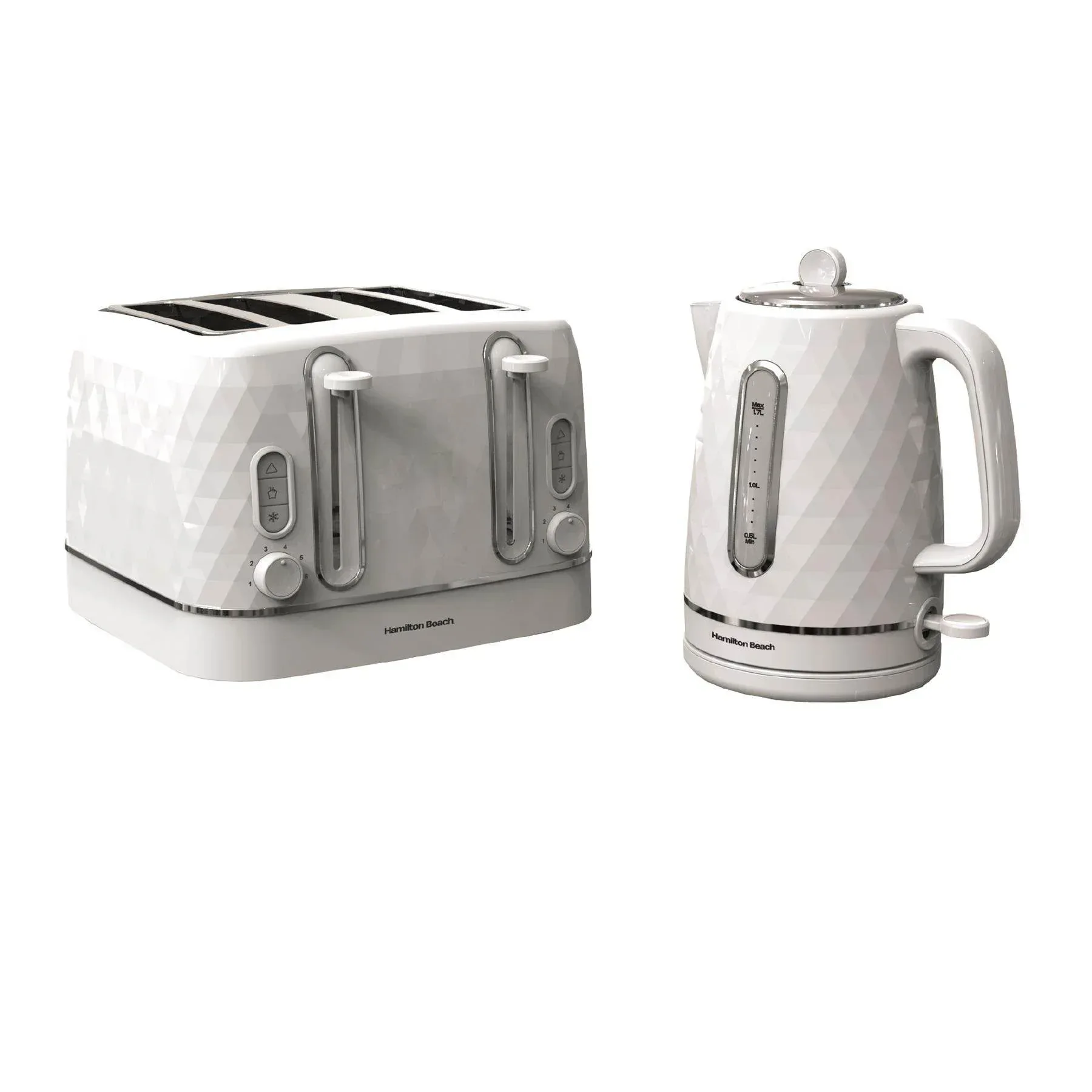 Hamilton Beach Diamond 4 Slice Toaster - White - Image 4