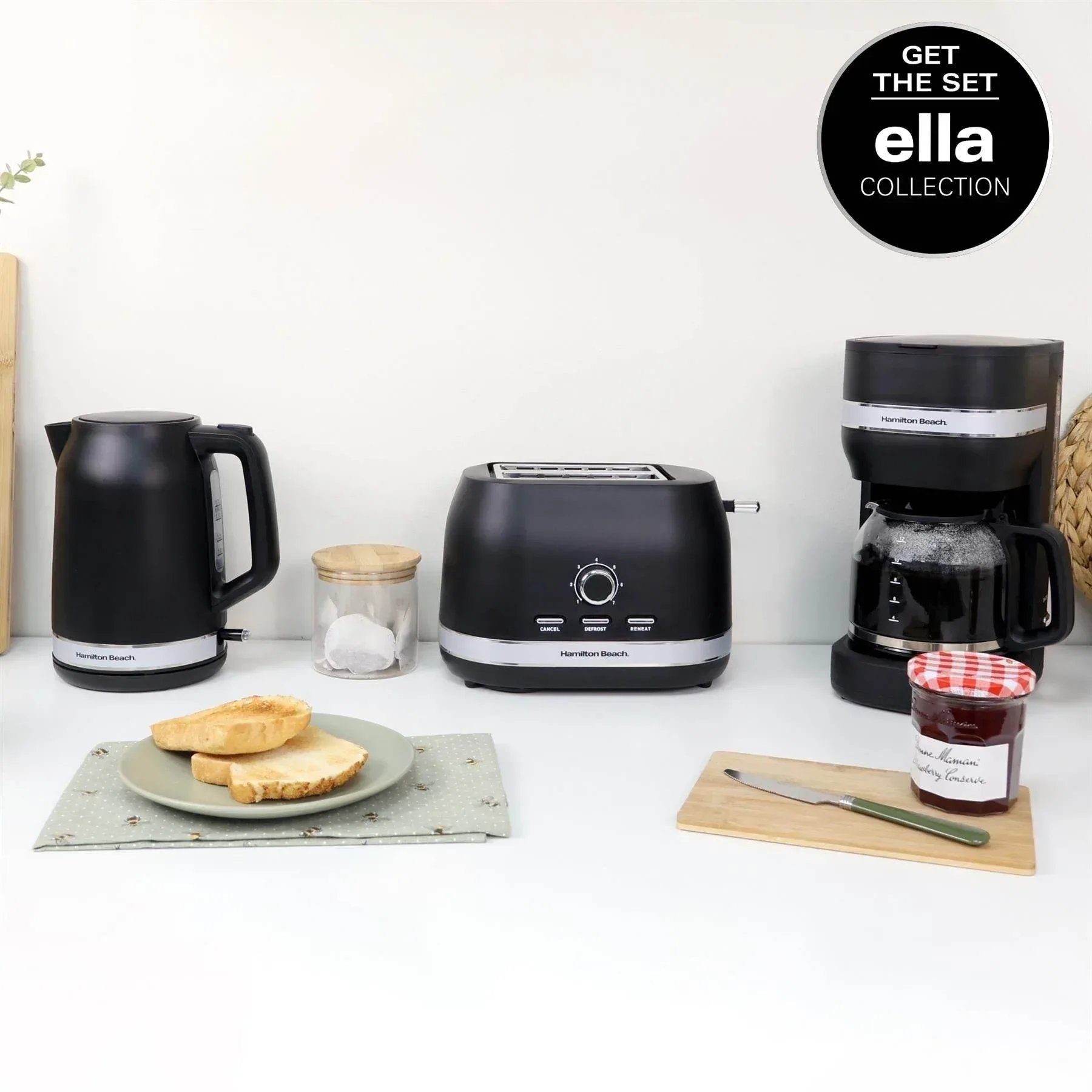 Hamilton Beach Ella 1.7L Kettle - Matte Black - Image 9