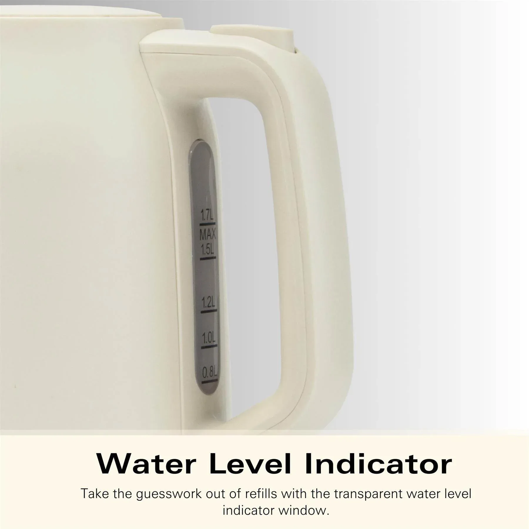 Hamilton Beach Ella 1.7L Kettle - Matte Latte - Image 6