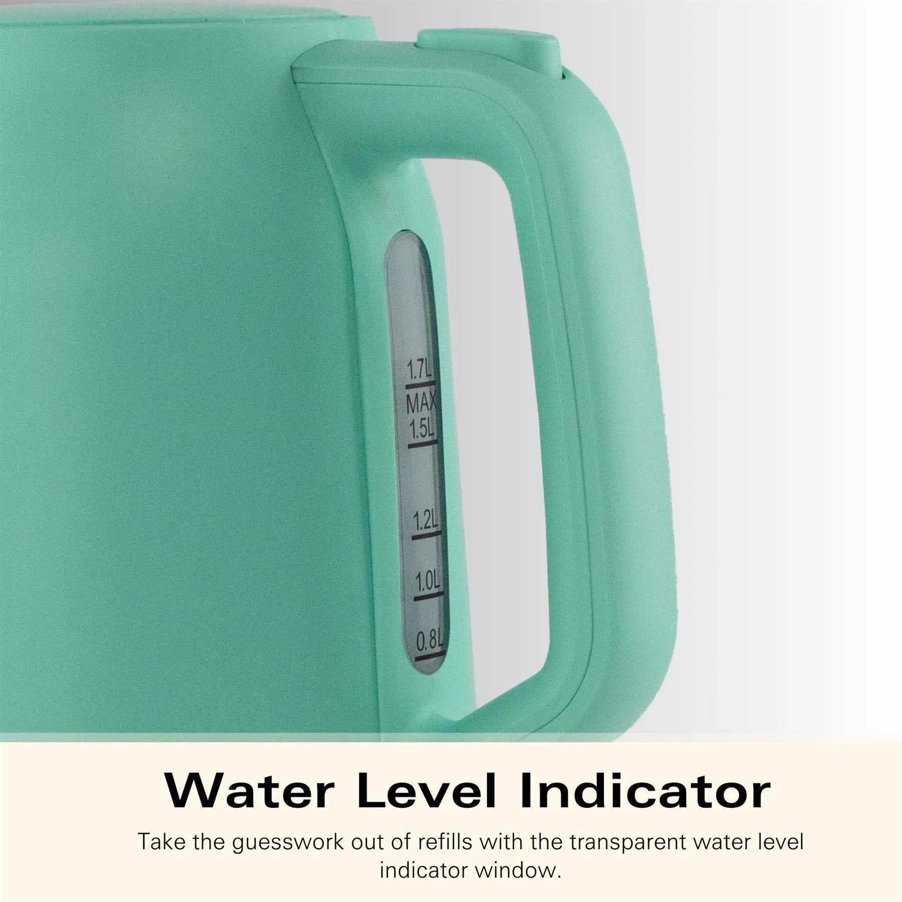 Hamilton Beach Ella 1.7L Kettle - Matte Mint - Image 5