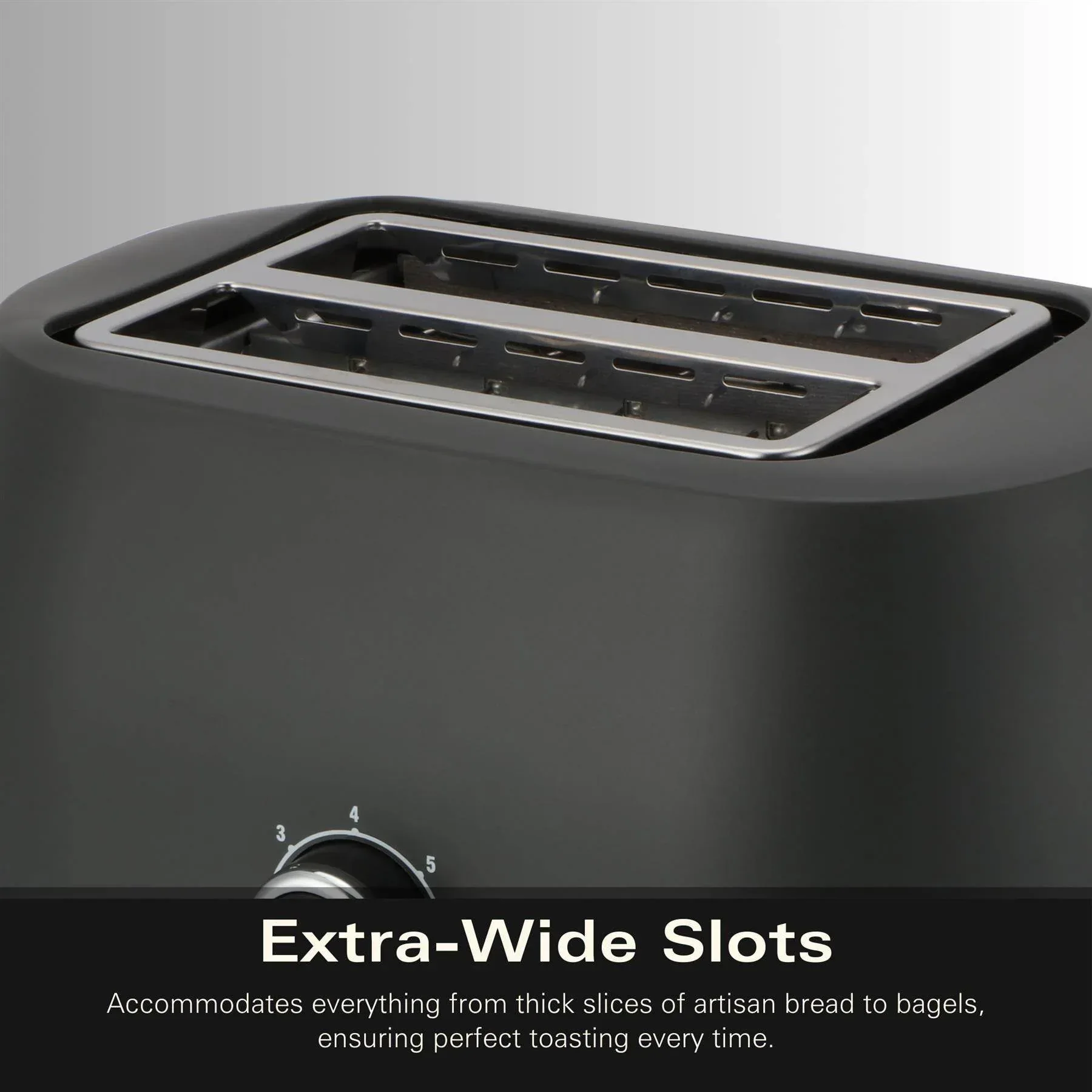 Hamilton Beach Ella 2 Slice Toaster - Matte Charcoal - Image 8