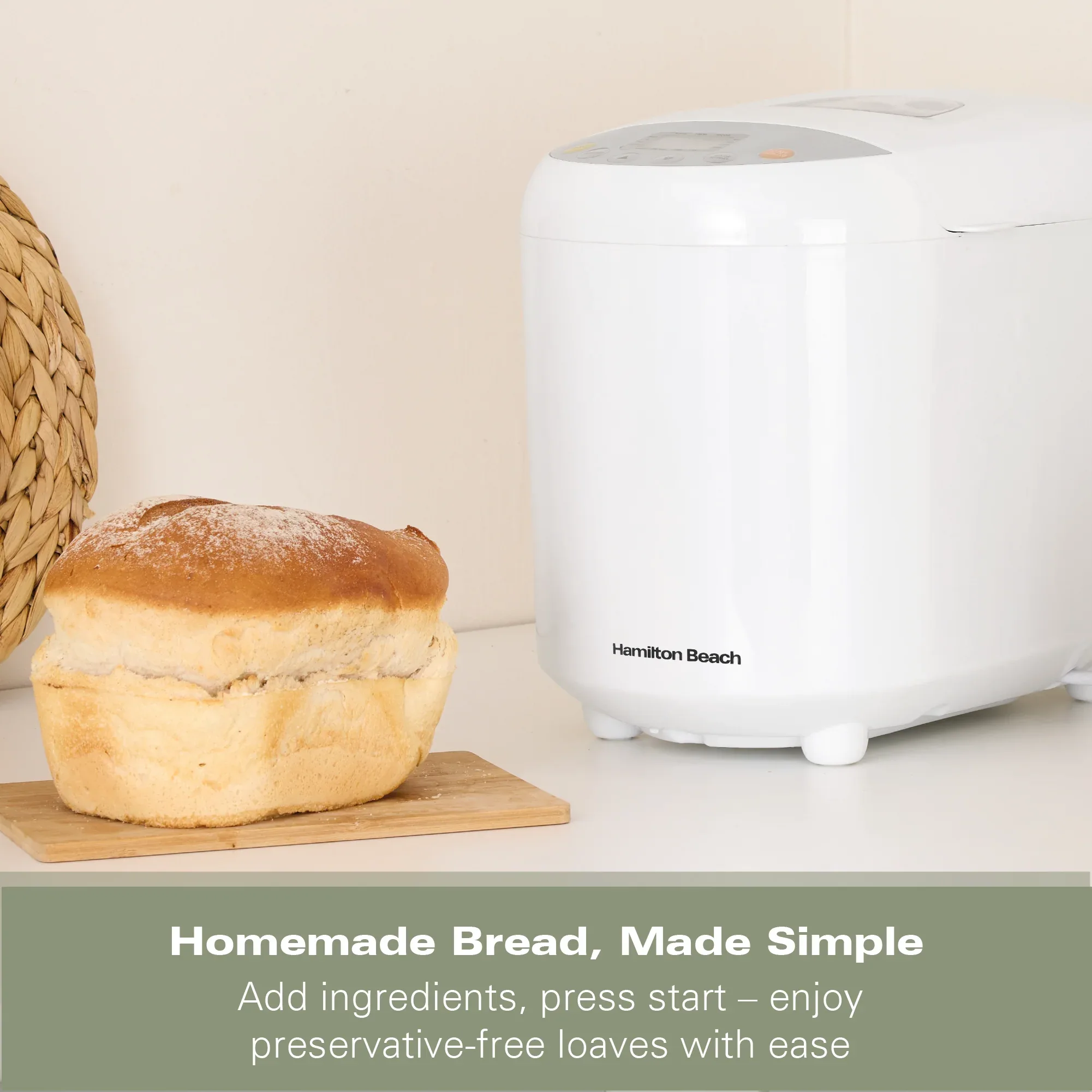 Hamilton Beach Essential QuickBake 19-in-1 Automatic Bread Maker - Image 12