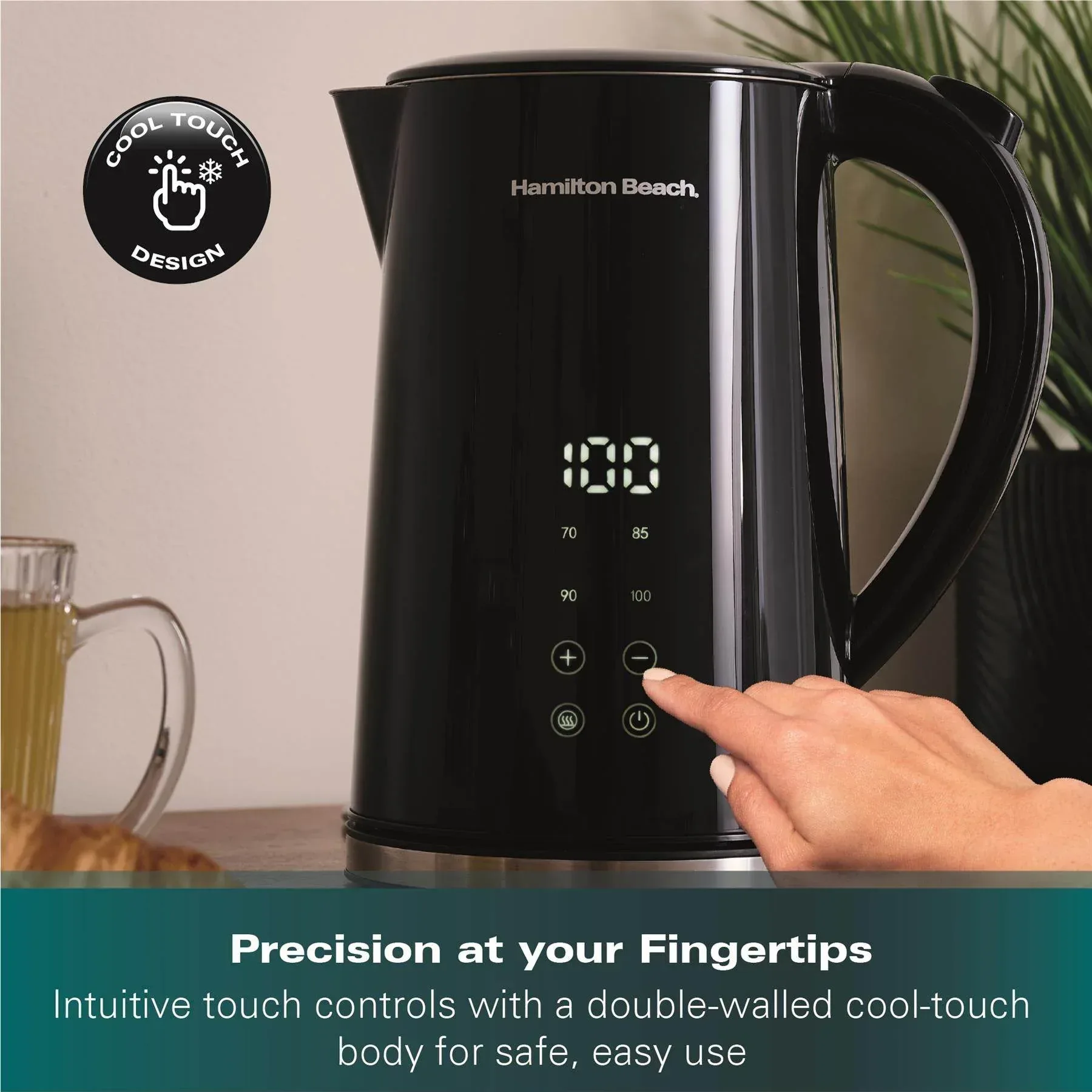 Hamilton Beach FlexiControl 1.7L Digital Control Variable Temperature Kettle - Image 3
