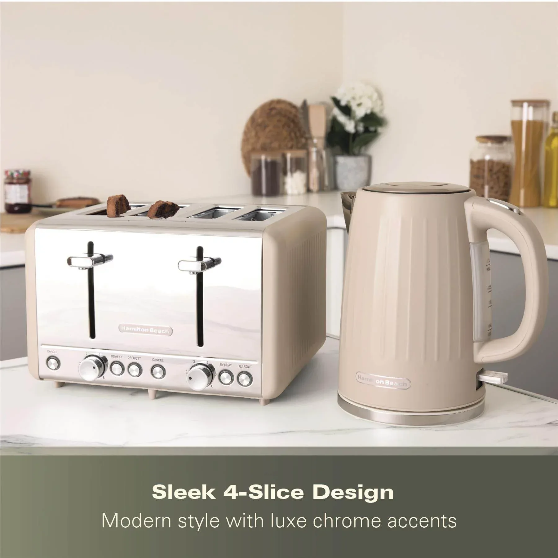Hamilton Beach Harmony 4 Slice Toaster - Cappuccino - Image 11