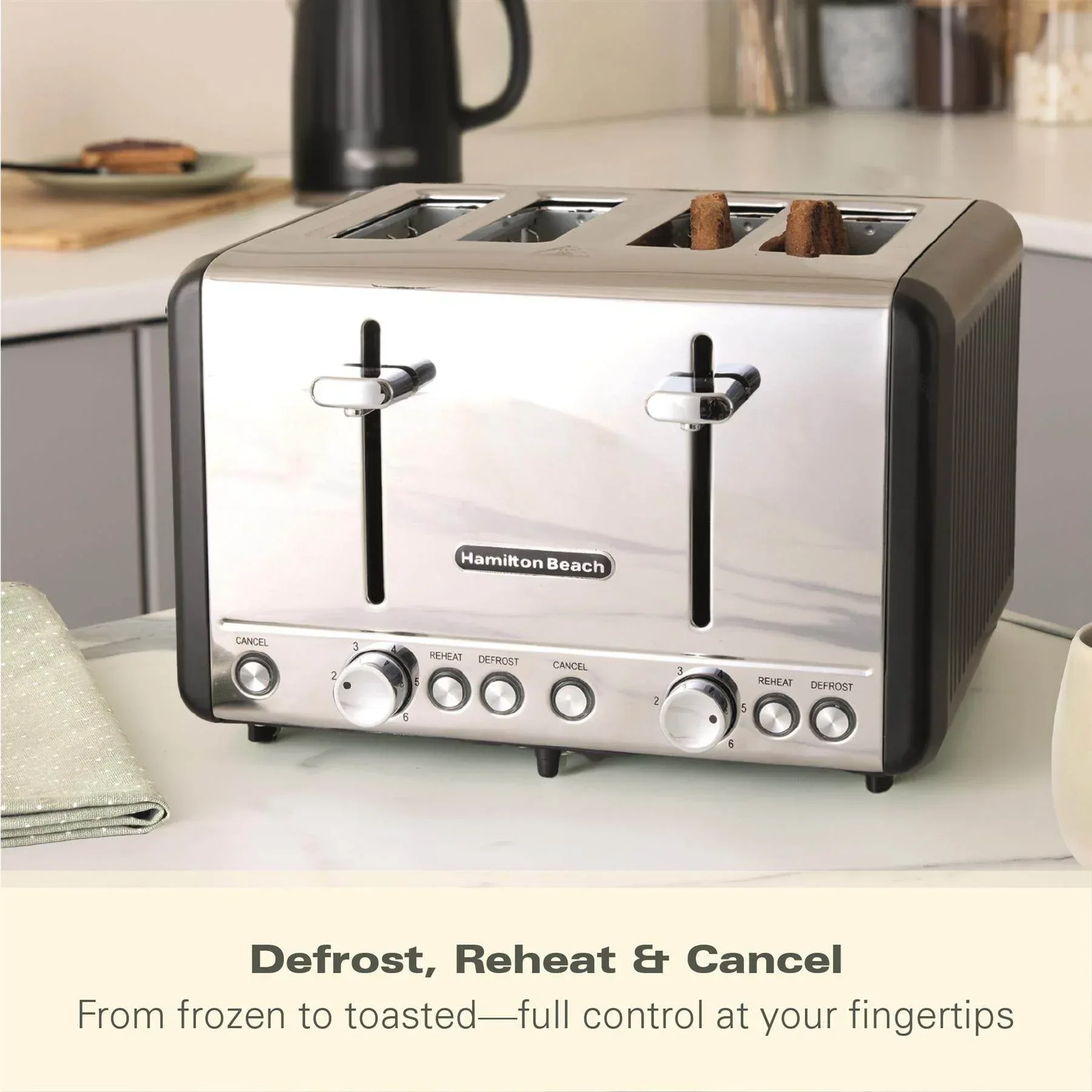 Hamilton Beach Harmony 4 Slice Toaster - Espresso - Image 10