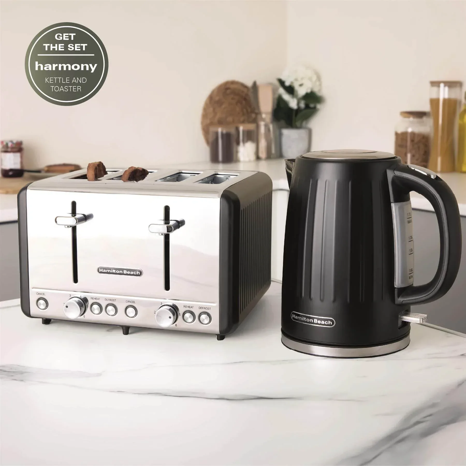 Hamilton Beach Harmony 4 Slice Toaster - Espresso - Image 4