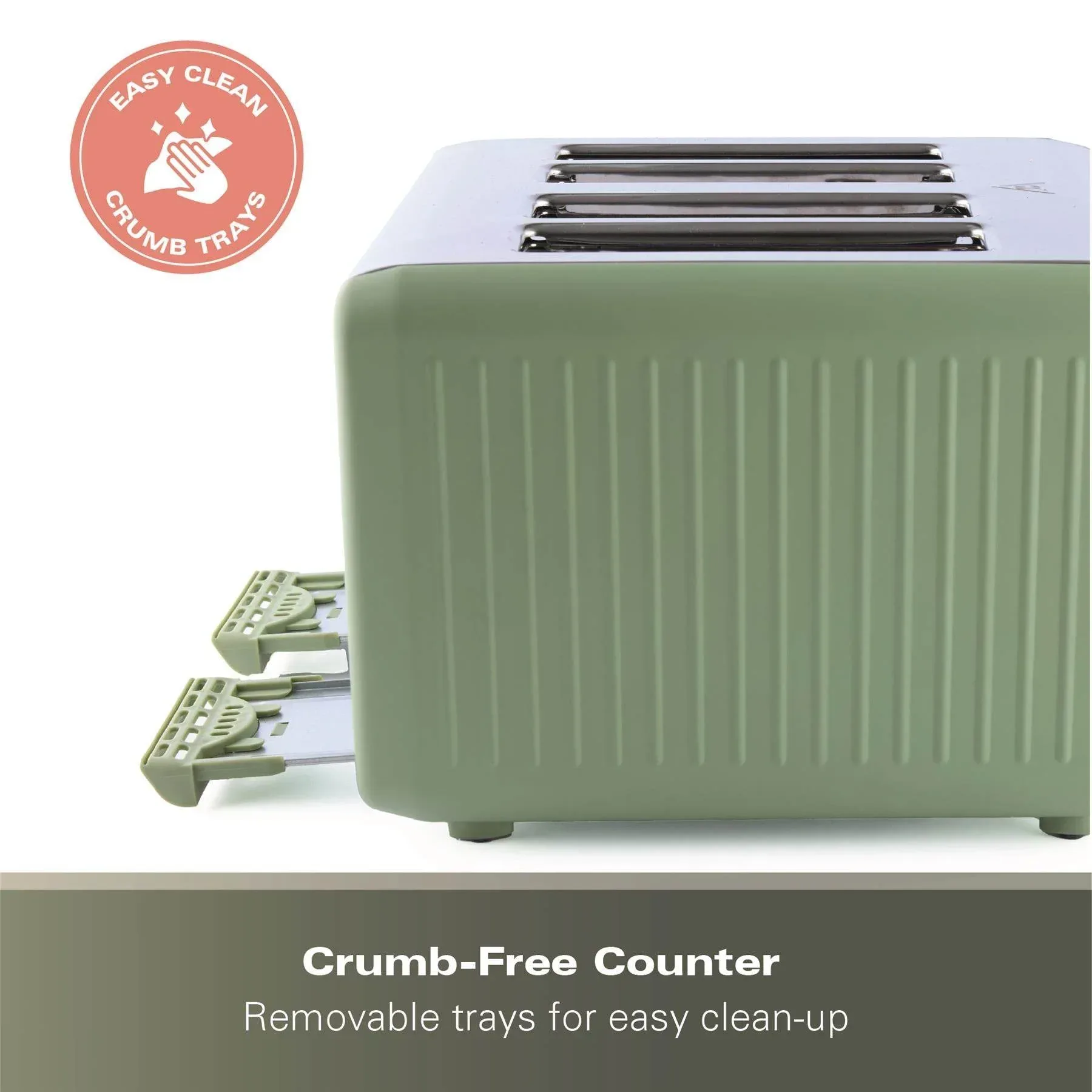 Hamilton Beach Harmony 4 Slice Toaster - Matcha - Image 9