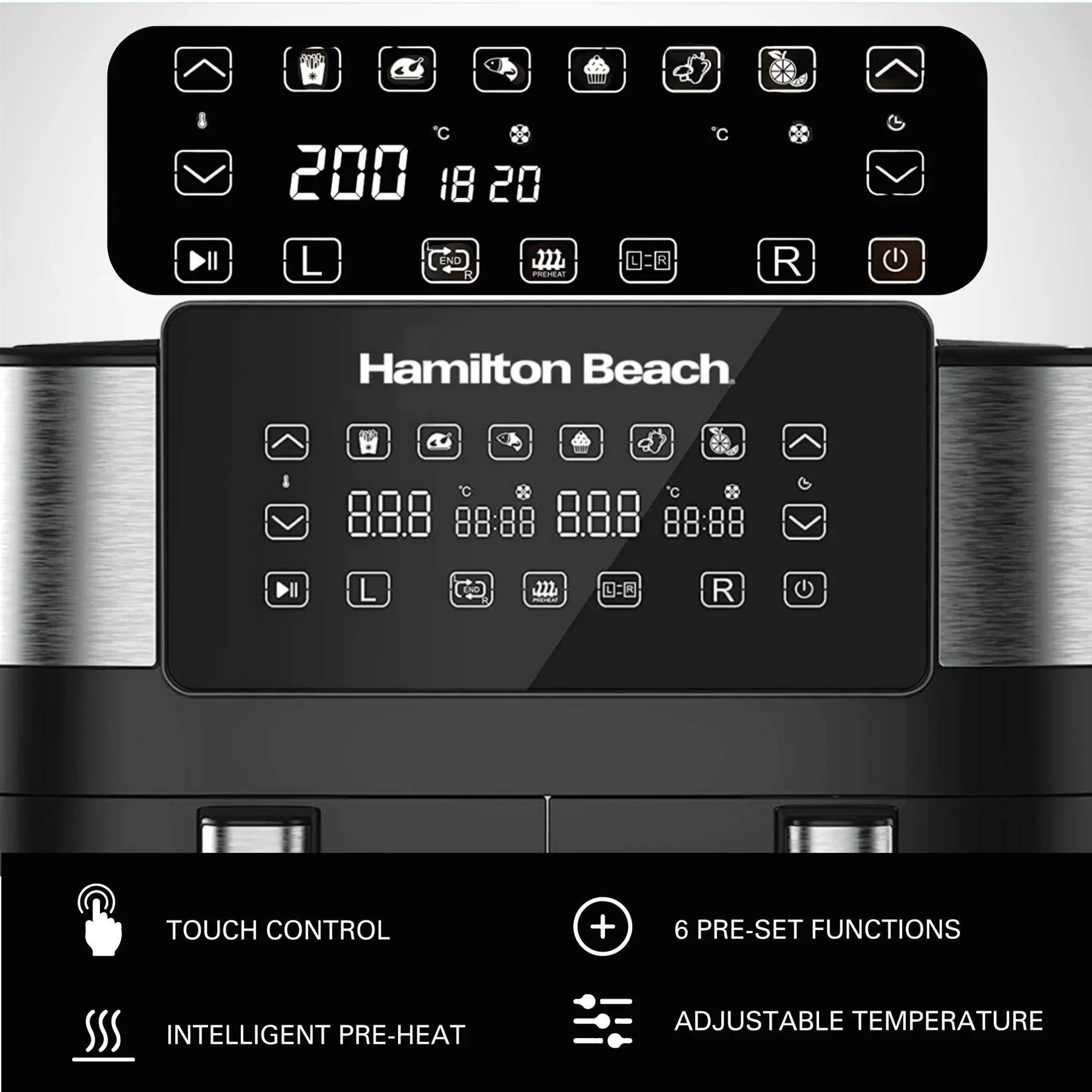 Hamilton Beach HealthyCook 8L Dual Air Fryer - Image 11