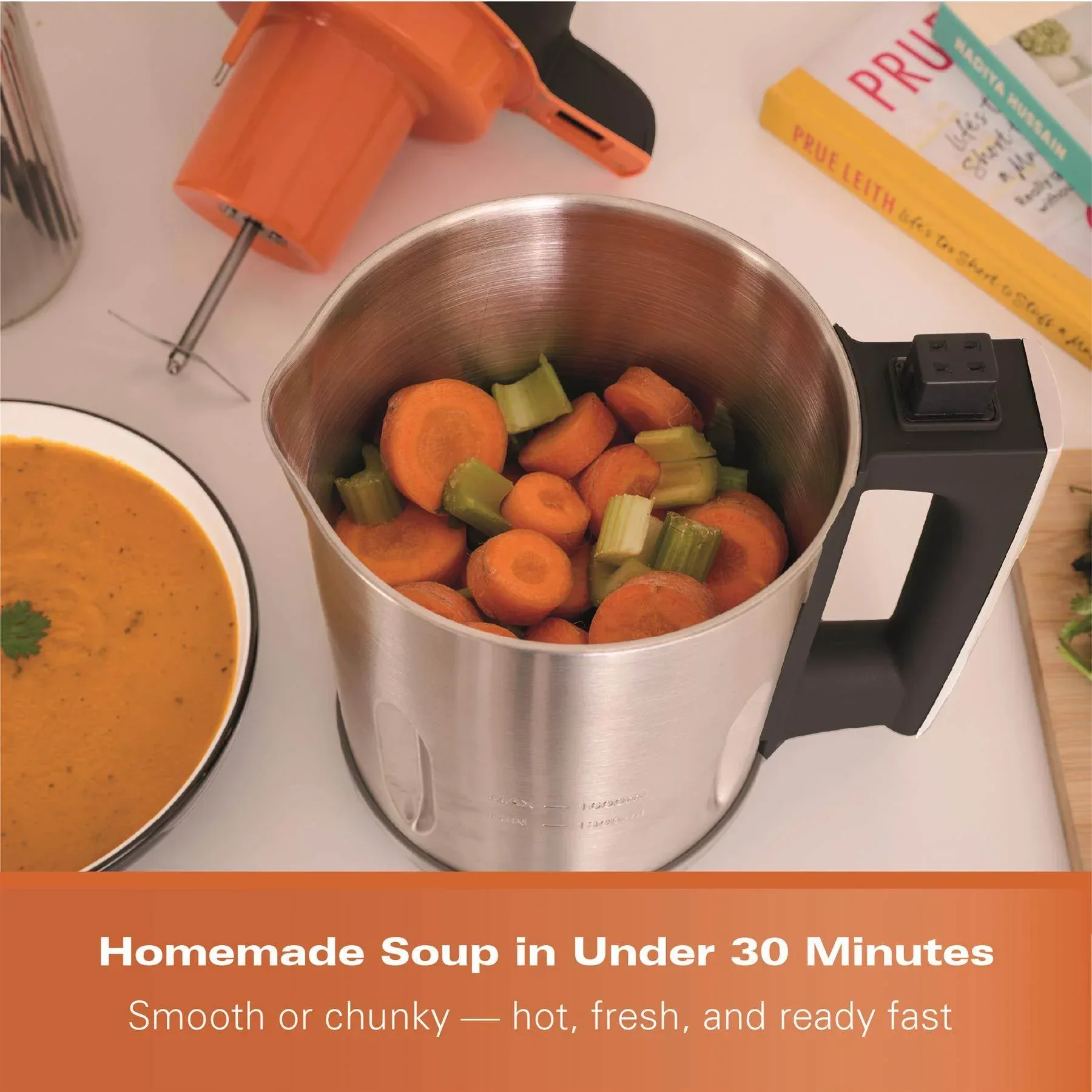 Hamilton Beach Intelligent Control Soup Maker Plus - Black - Image 6