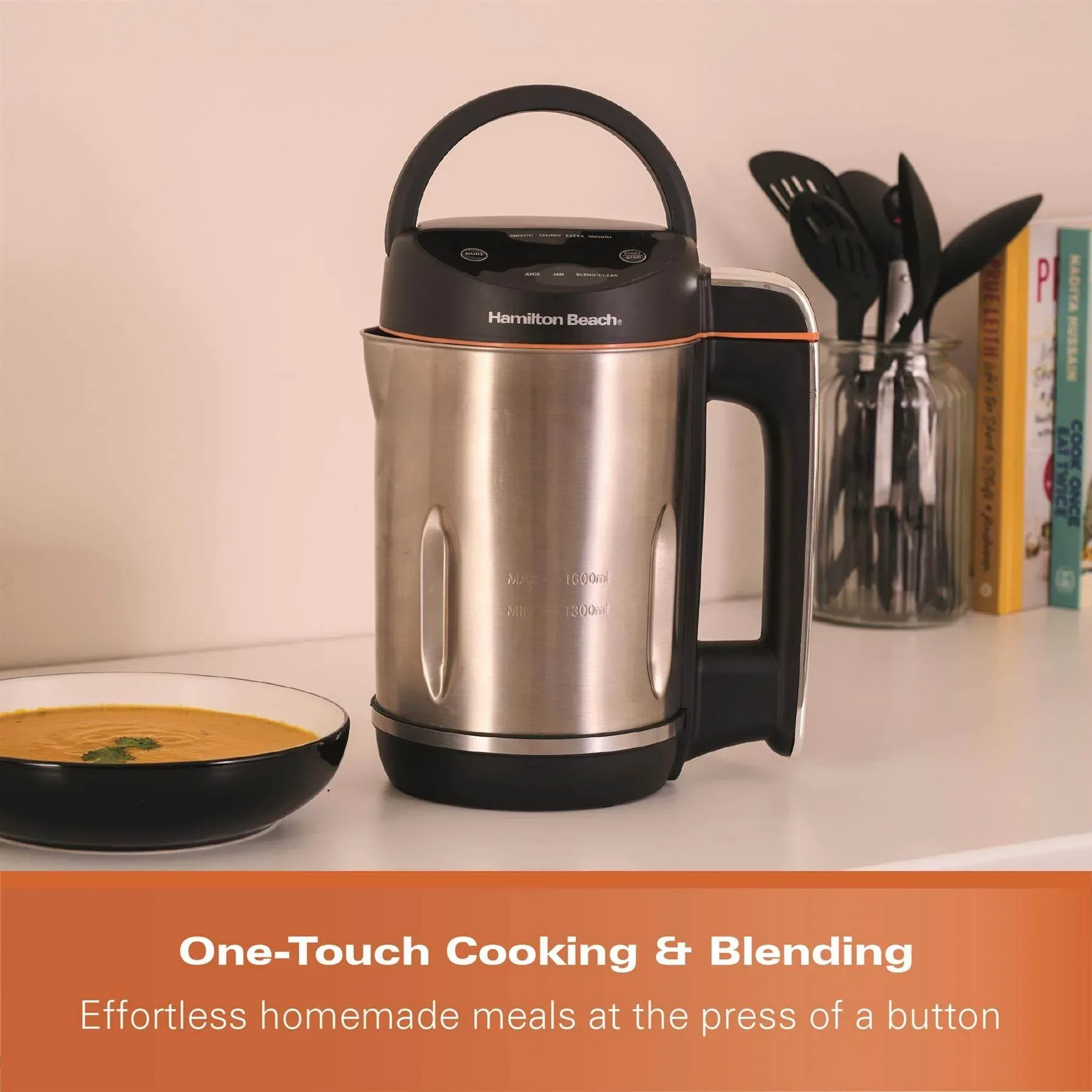 Hamilton Beach Intelligent Control Soup Maker Plus - Black - Image 7