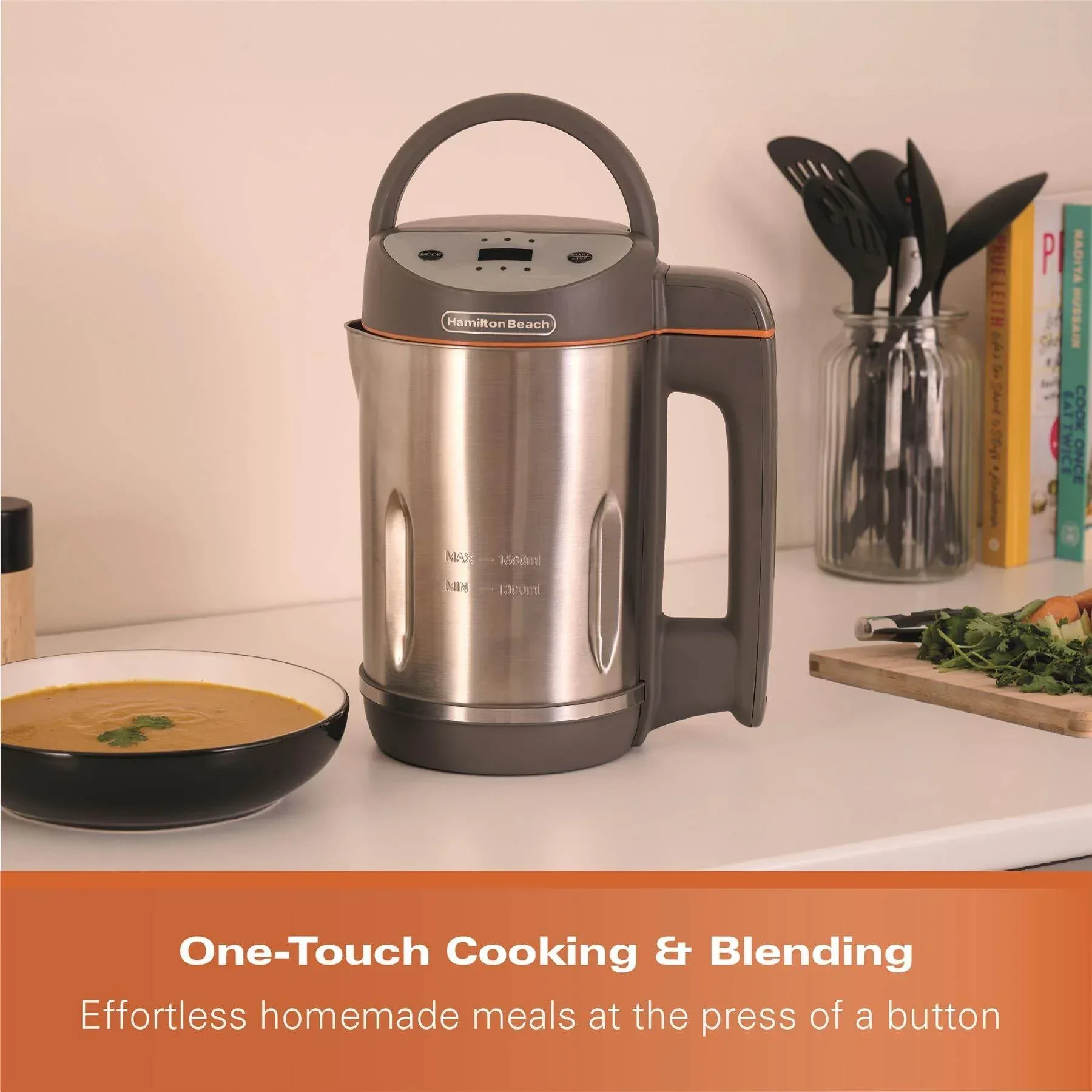 Hamilton Beach Intelligent Pro Soup Maker Plus - Grey - Image 5