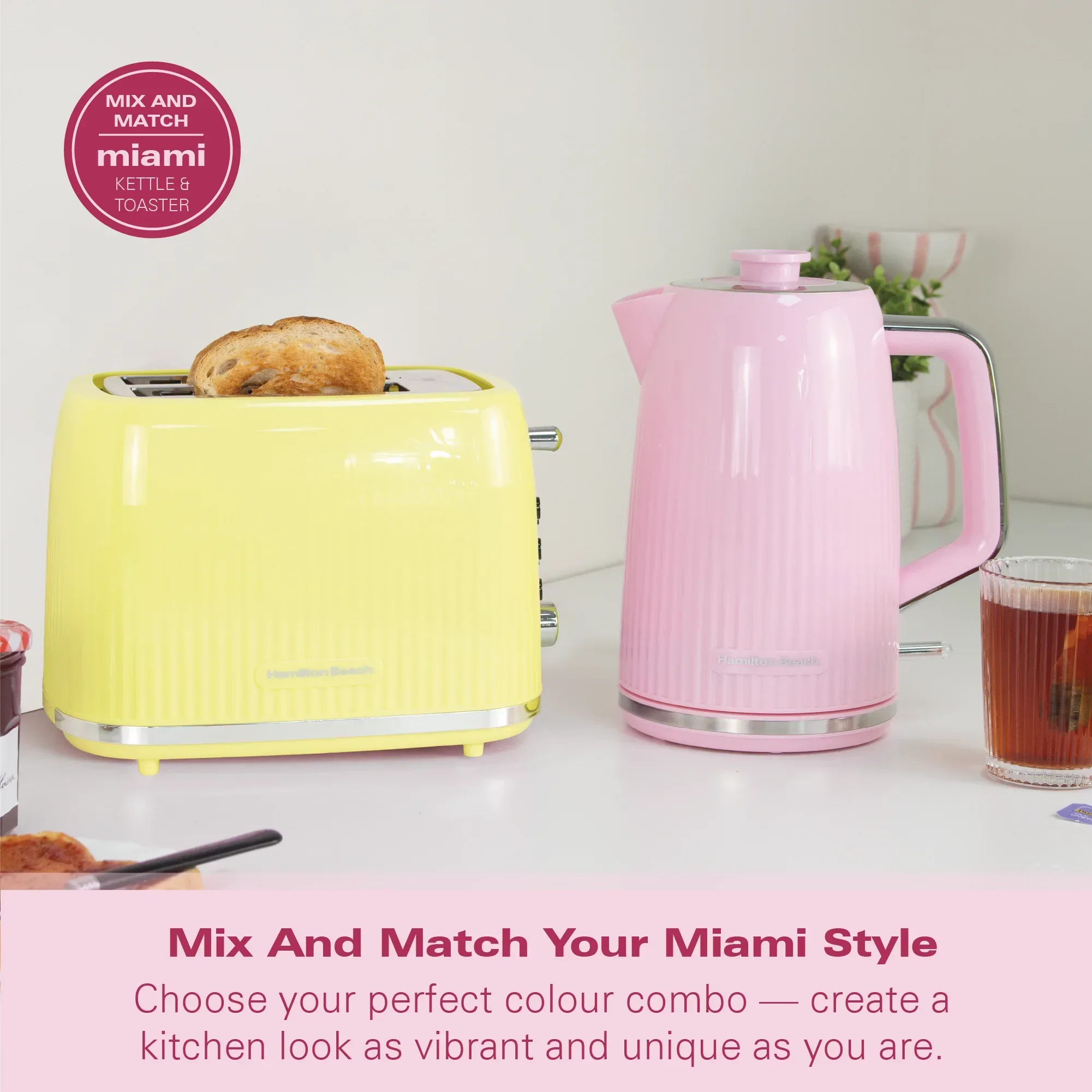 Hamilton Beach Miami 2 Slice Toaster Flamingo Pink - Image 11