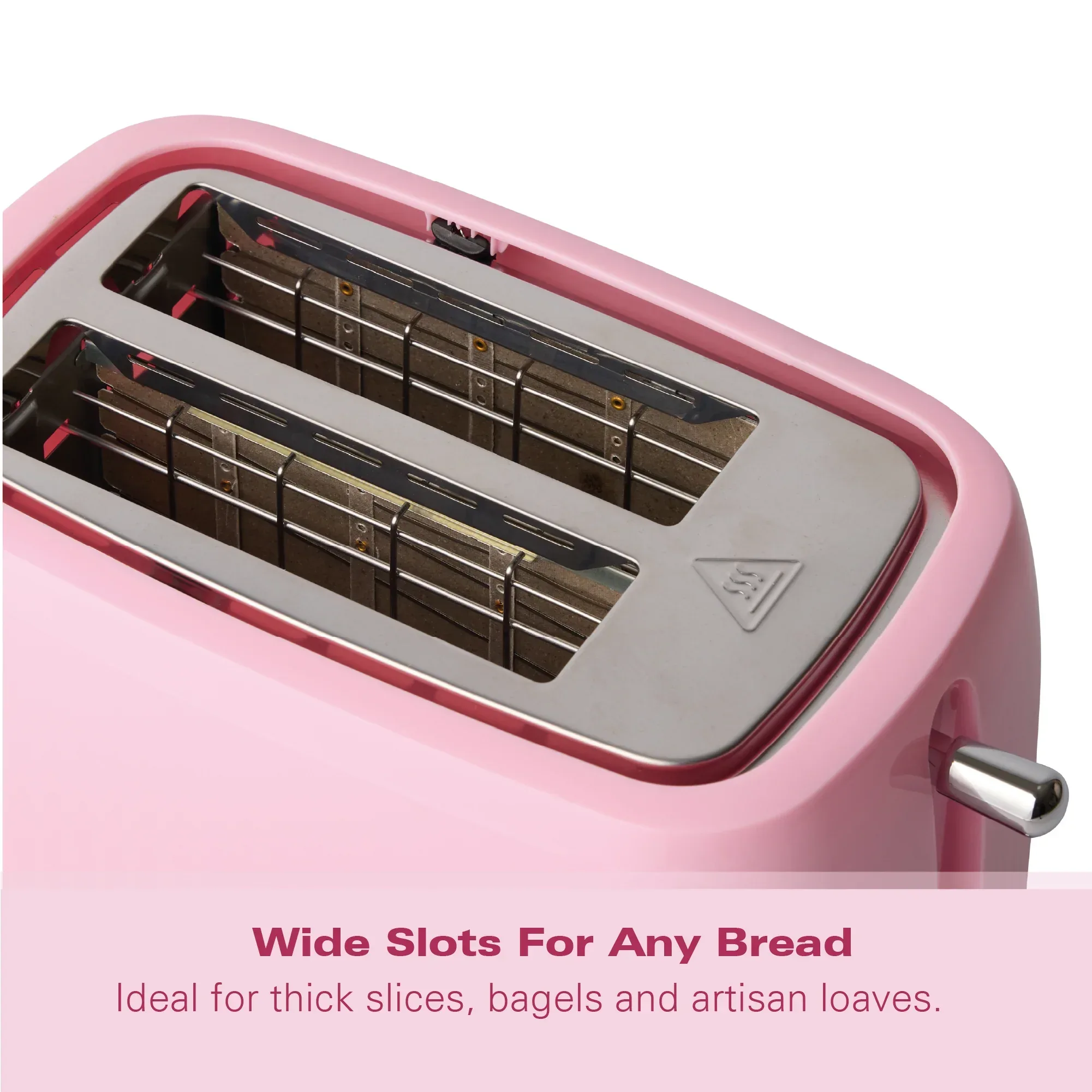 Hamilton Beach Miami 2 Slice Toaster Flamingo Pink - Image 7