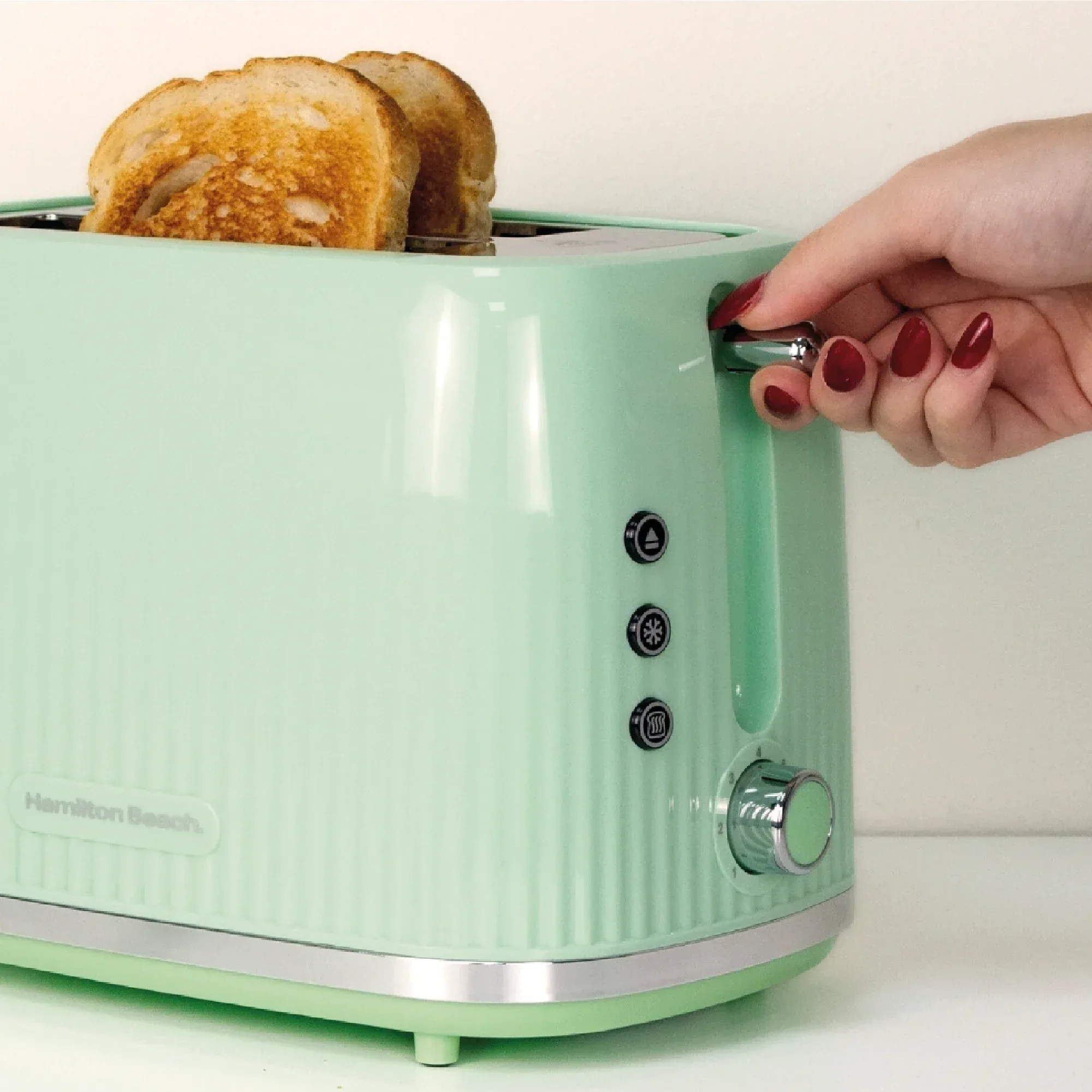 Hamilton Beach Miami 2 Slice Toaster Mojito Mint - Image 10