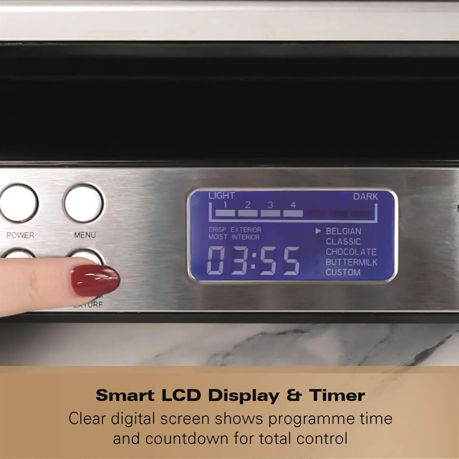 Hamilton Beach Pro Smart Waffle Maker - Image 6