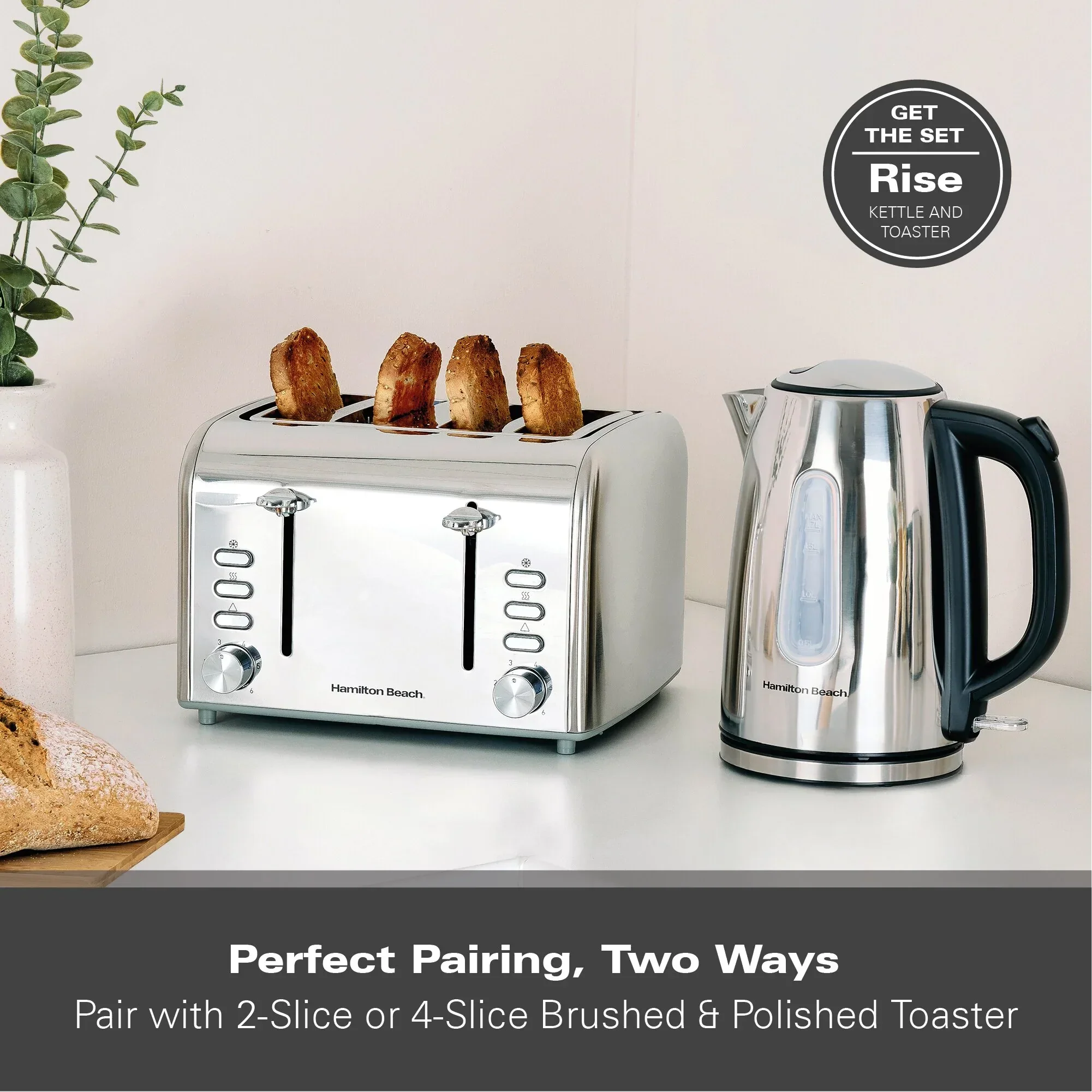 Hamilton Beach Rise Stainless Steel 1.7L Kettle - Polished - Image 10