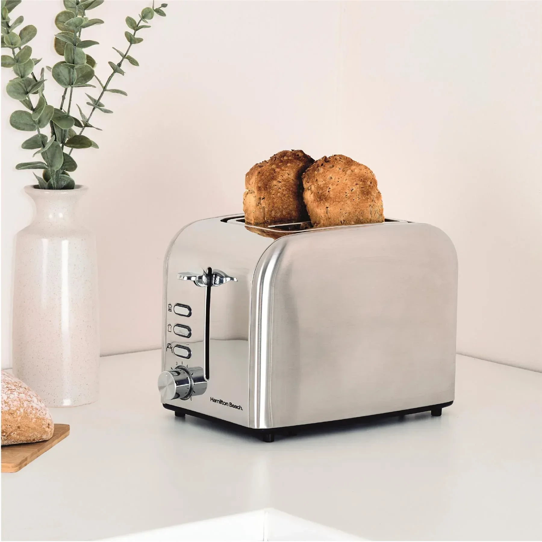 Hamilton Beach Rise Kettle, Toaster, Sandwich Toaster, 1.8L Slow Cooker Set - Black - Image 3
