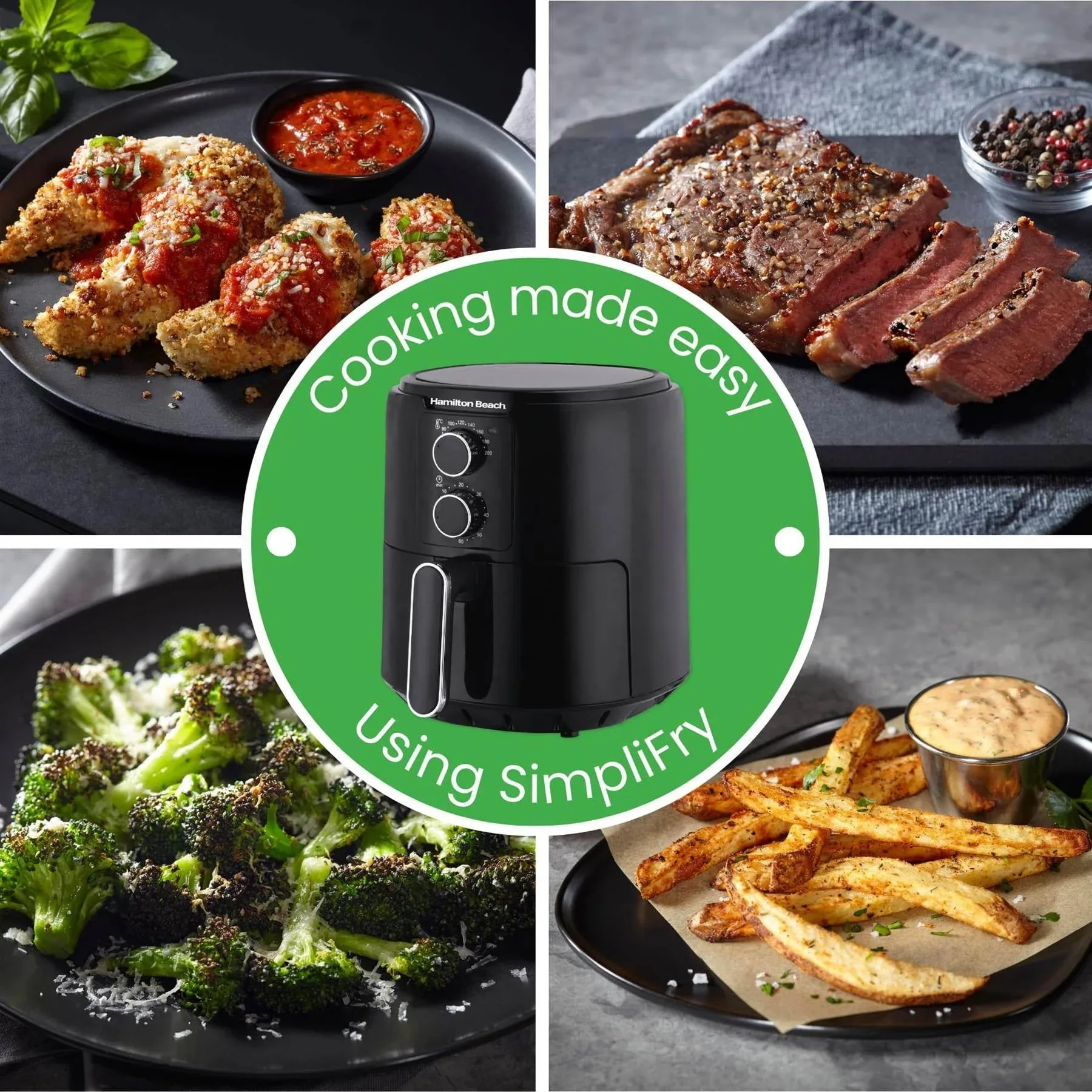 Hamilton Beach SimpliFry 4.2L Manual Air Fryer - Image 11