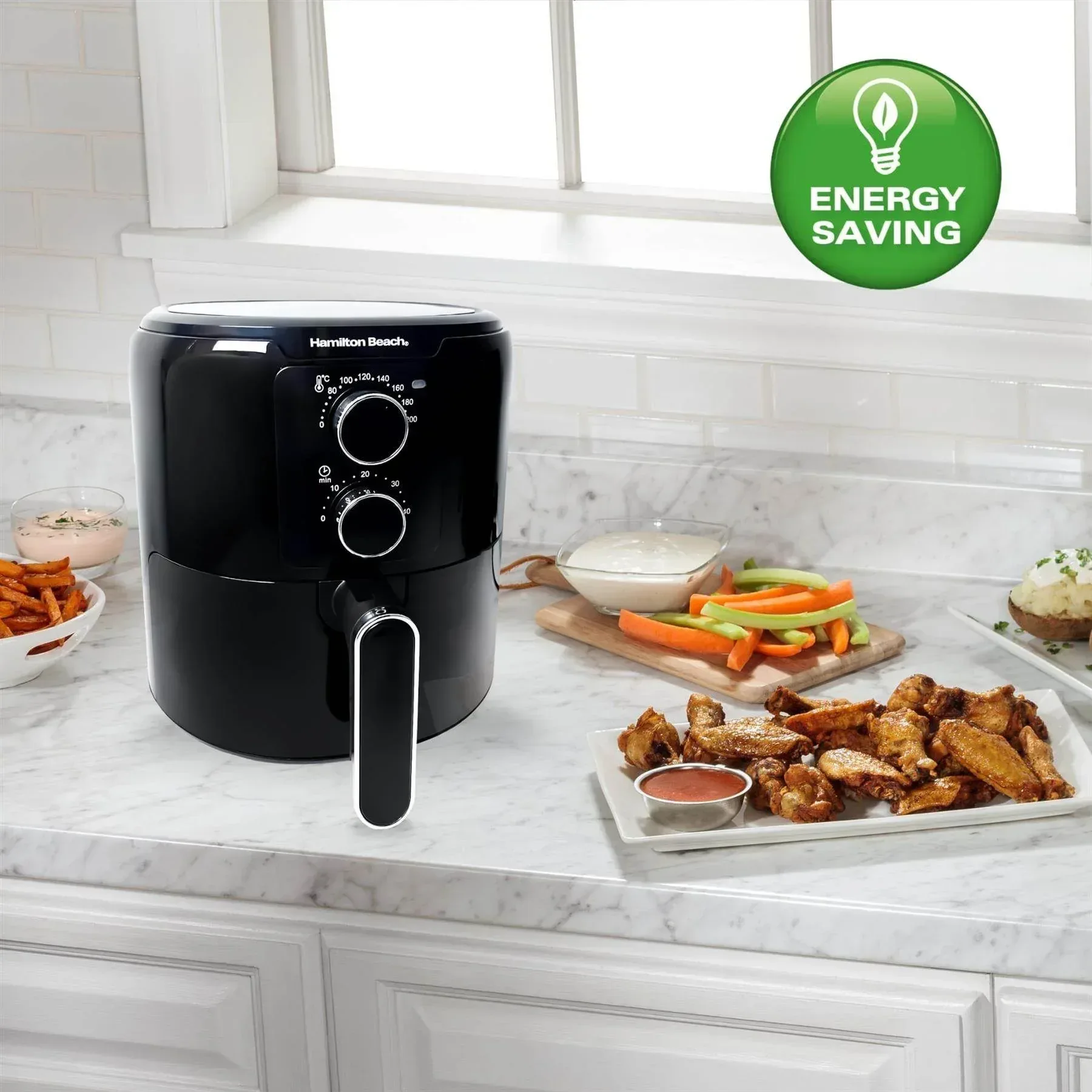 Hamilton Beach SimpliFry 4.2L Manual Air Fryer - Image 8