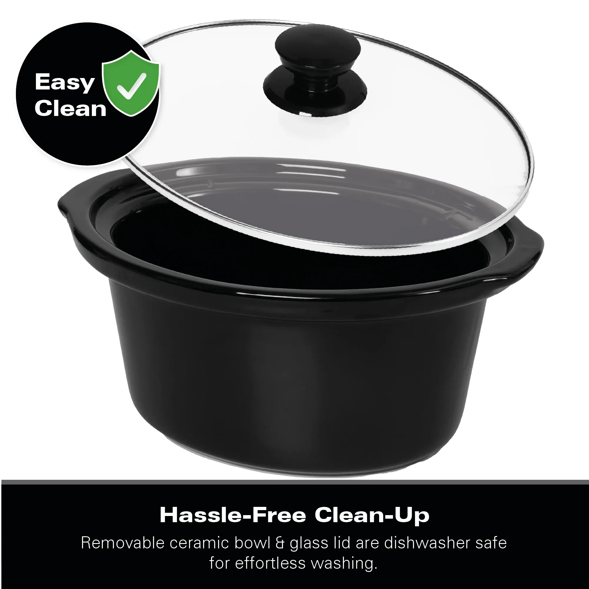 Hamilton Beach The Comfort Cook 3.5L Slow Cooker - Black - Image 9
