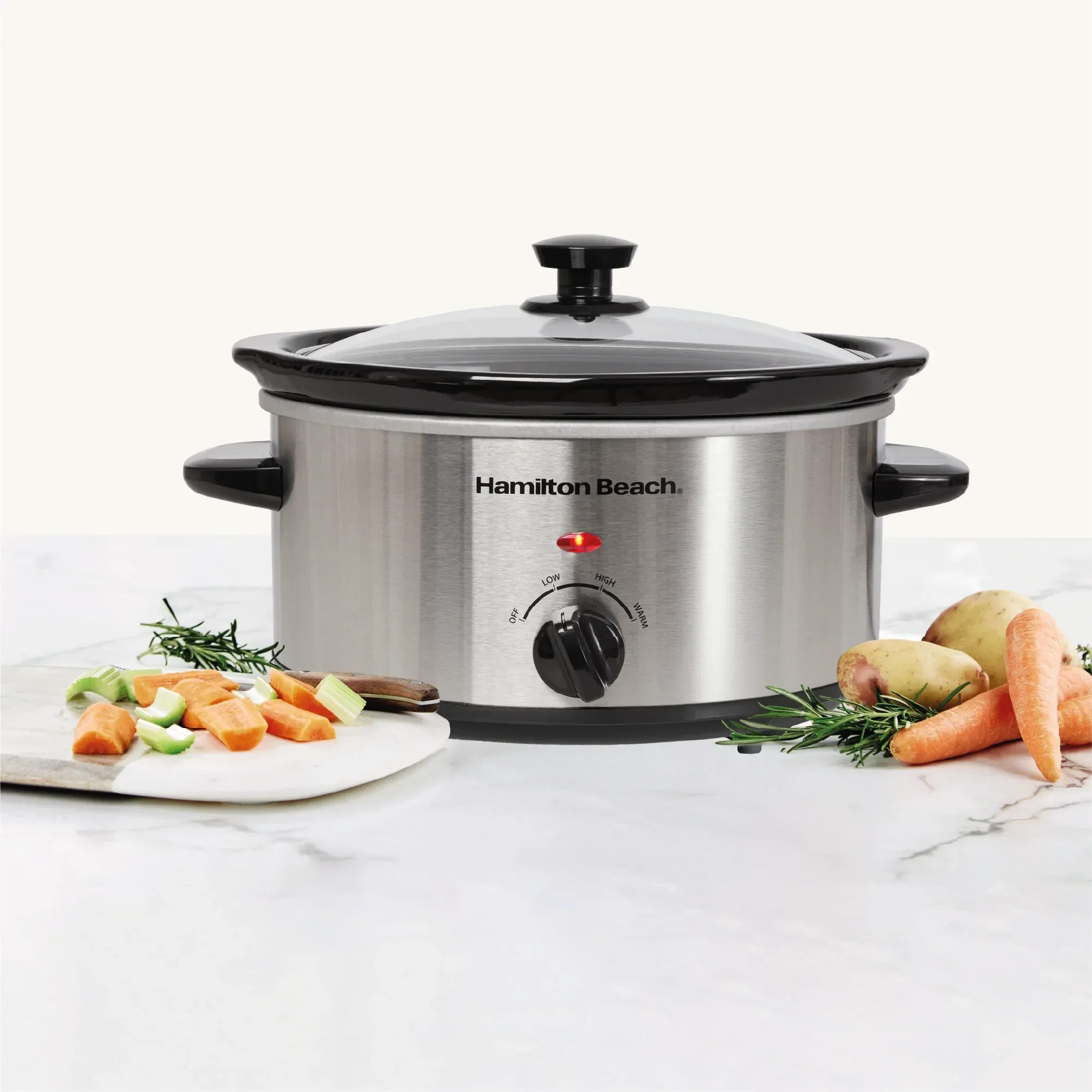 Hamilton Beach The Comfort Cook 3.5L Slow Cooker - Stainless Steel - Image 5