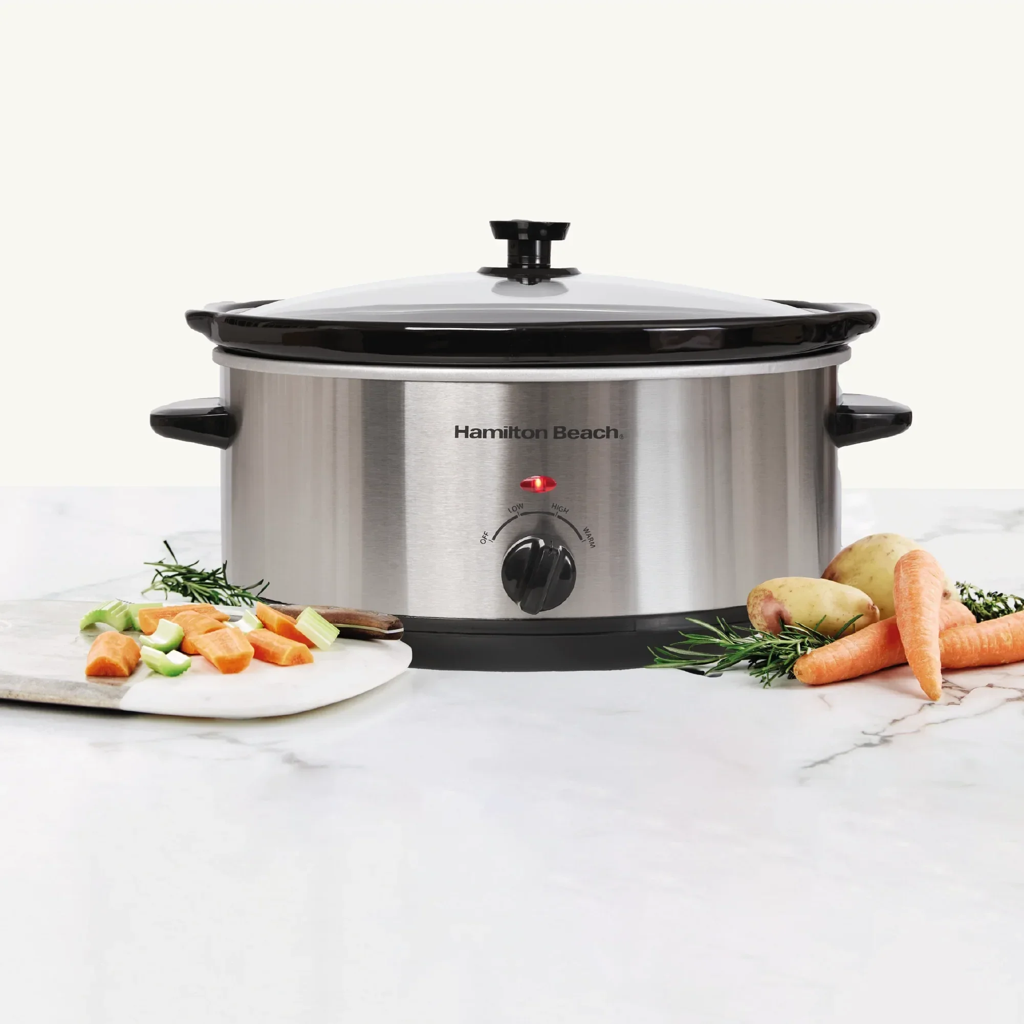 Hamilton Beach The Family Favourite 6.5L Slow Cooker - Silver - Image 5