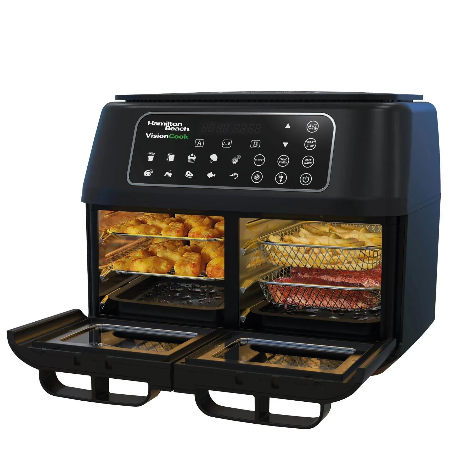Hamilton Beach VisionCook 11L Digital Dual Air Fryer Oven - Image 3