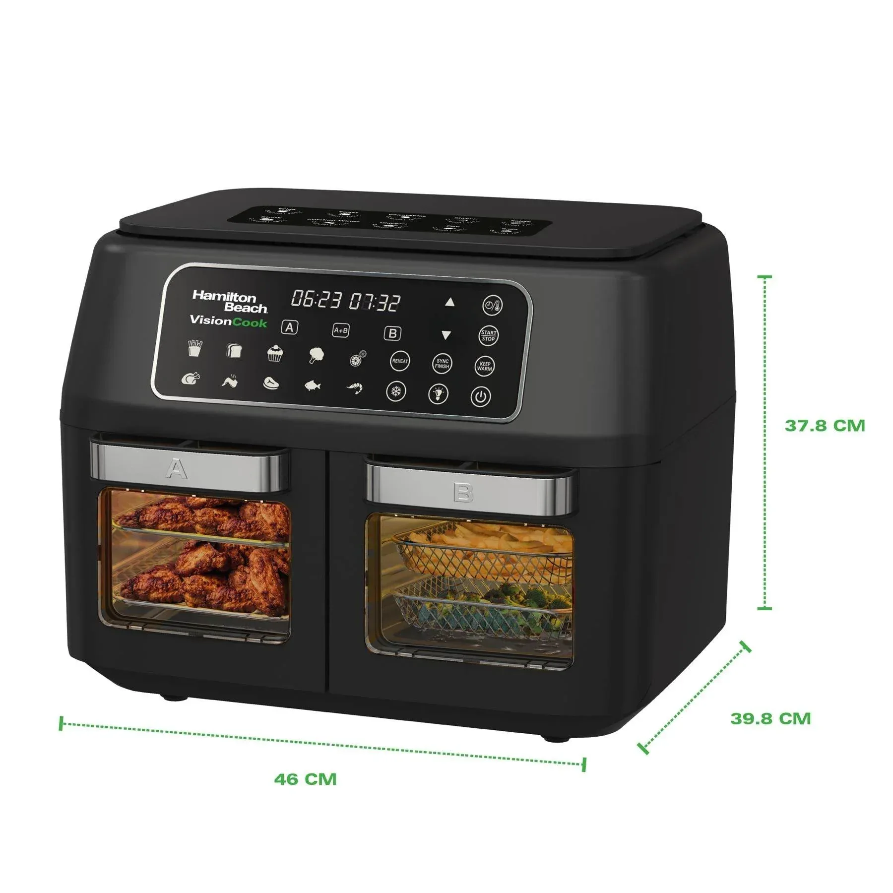 Hamilton Beach VisionCook 11L Digital Dual Air Fryer Oven - Image 6