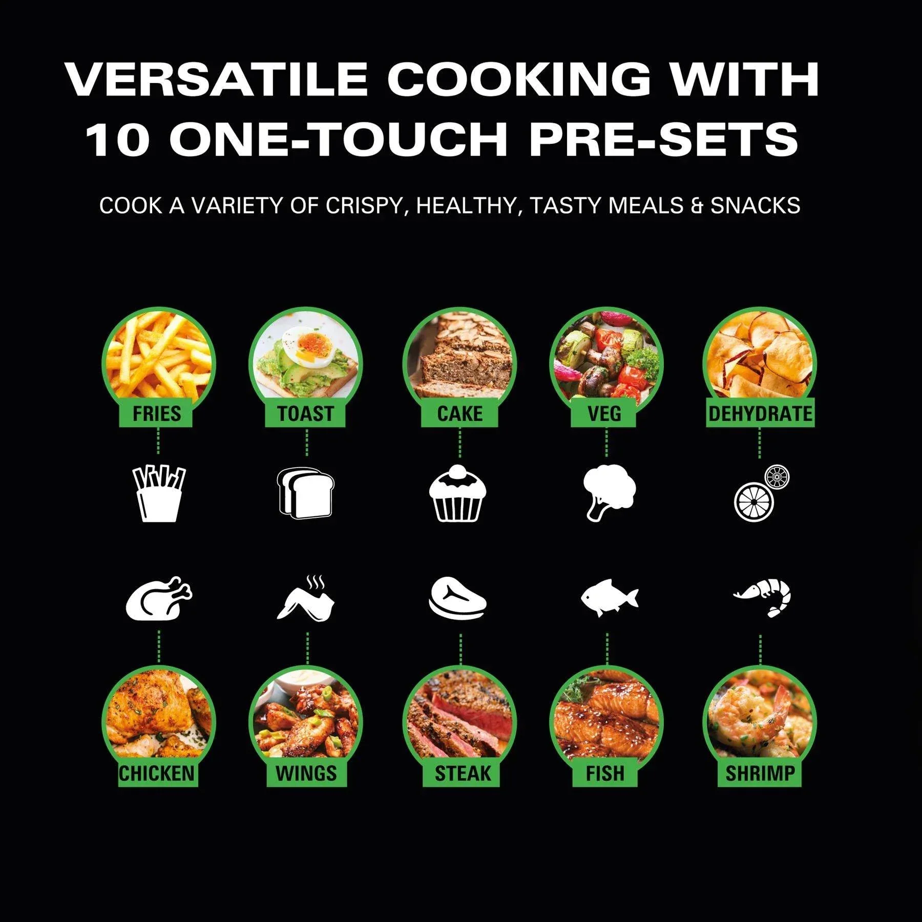 Hamilton Beach VisionCook 11L Digital Dual Air Fryer Oven - Image 9
