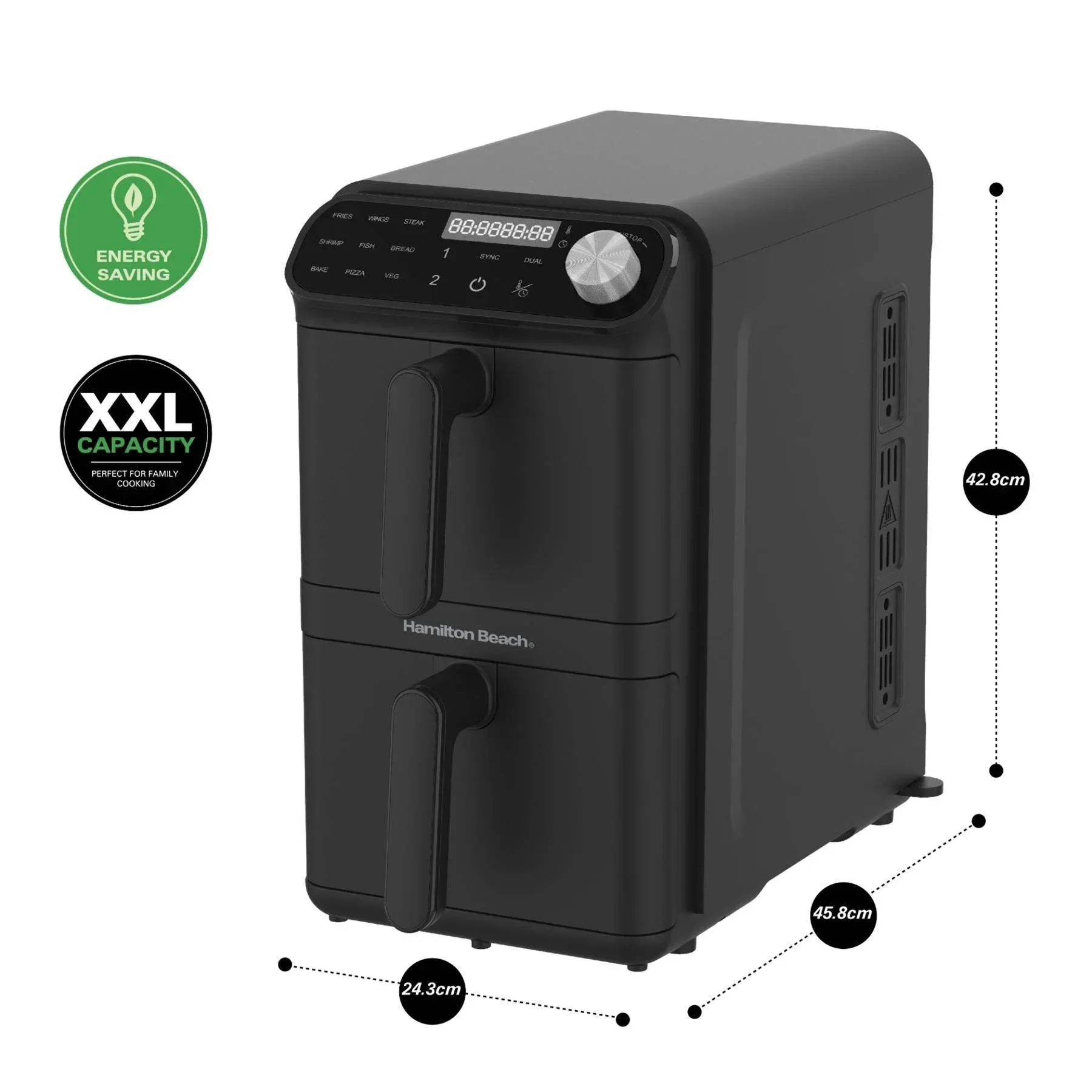 Hamilton Beach XXL Dual Stack 11L Air Fryer - Image 5
